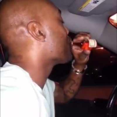 WCGW drinking Hennessy