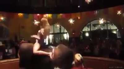 Girl's practice pays off!