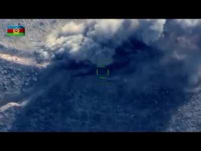 Big groups of Armenian troops hunt down by Azerbaijani drones. Just posted by ADM