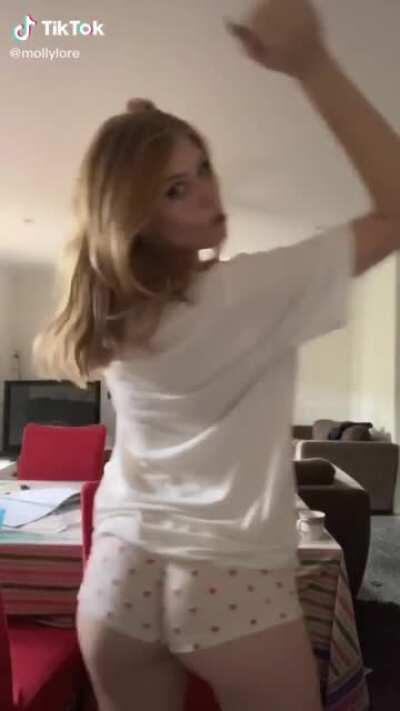 If only she wasn't wearing a bra