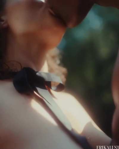 Shades of midnight and dawn pressed close—bare, breathless, sealed in an endless, romantic kiss.