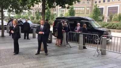Five years ago, at about this moment, Hillary Clinton was chucked into a van like a side of beef.