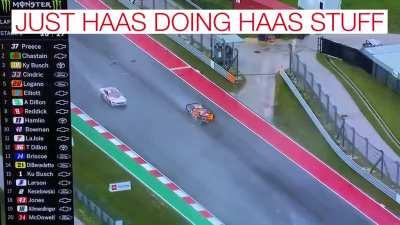 Haas just pulled a Haas in NASCAR