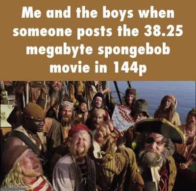 No wonder there are pirates watching the movie.