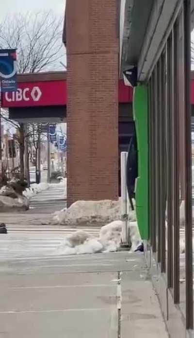 That’s one way to make an exit….