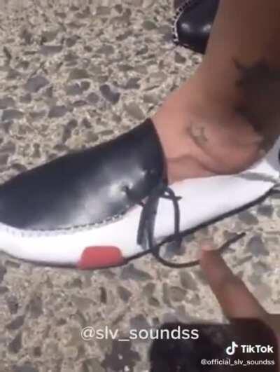 unc caught someone lackin on the street