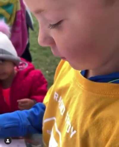 He wrote his coach a “thank you” letter.