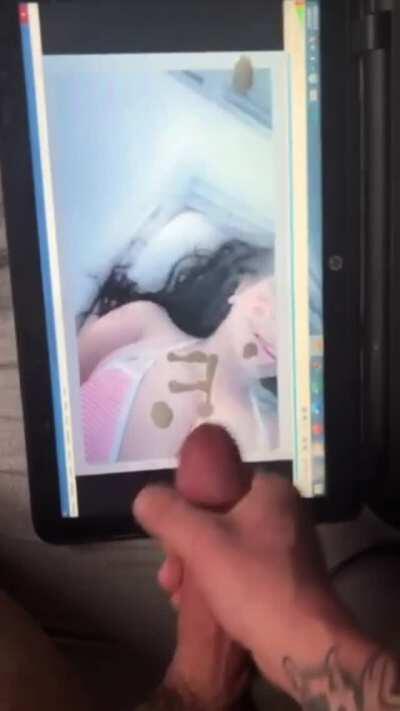 Cumming for my favorite tits on insta