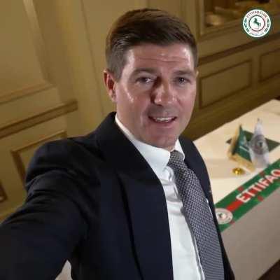 Steven Gerrard says heâs Ettifaqi in Arabic
