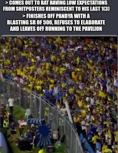 Dhoni finished off in style