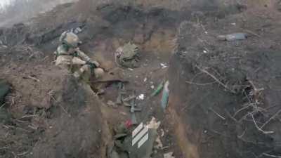 Front line footage Bakhmut.