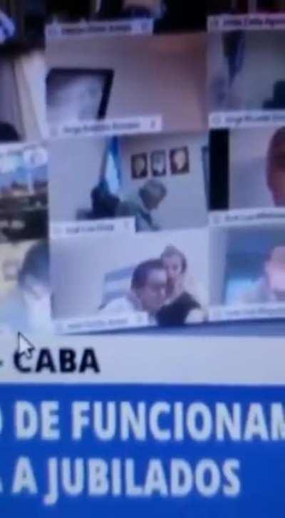Escandalo en diputados. Diputado Juan Ameri de Frente de todos manosea y chupa teta en medio de sesion
