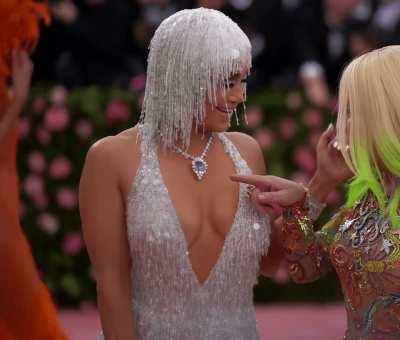 Epic cleavage at Met Gala 2019