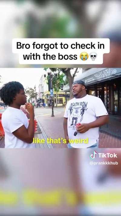 And this one we have two main characters. One pretending to be a scammer, the other things he's the law around these parts.