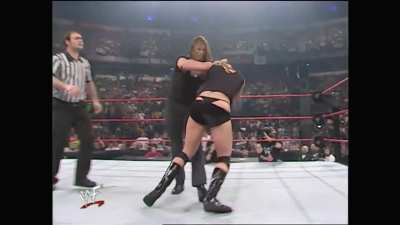 Stephanie McMahon humiliates and spanks Trish Stratus