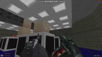 Dual-wielding an artificially hand-grafted semi-auto gun with a tommy and a BOOMSTICK!