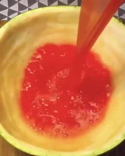 Watermelon jello