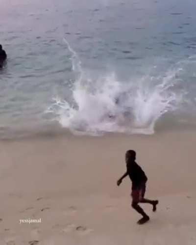 Almost a perfect jump.