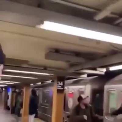 Spitting on the wrong dude