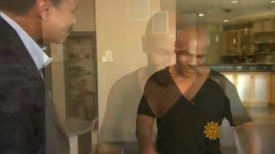 Mike Tyson referring to his belts as garbage, 2011