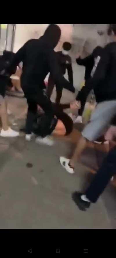 May 24: Another brave act of non-violent defiance from peaceful Hong Kong protestors ✊