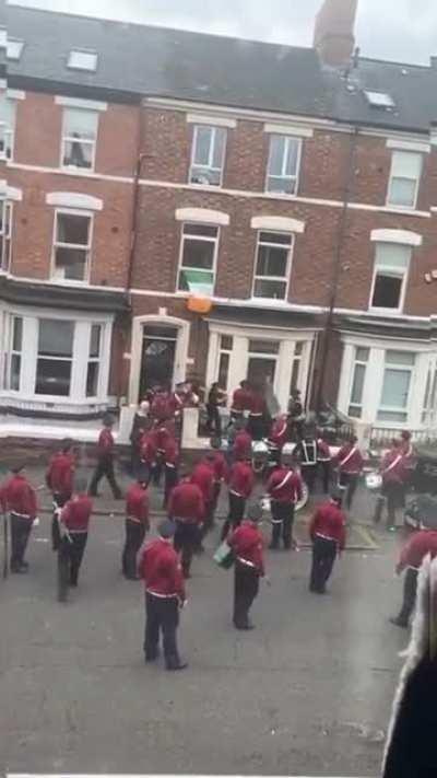 This happened in the Holylands area of Belfast.