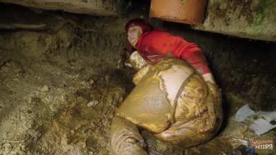 covered in outhouse shit and shitting more [F]