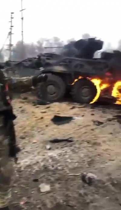 More burning armour and fertiliser 🇺🇦