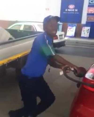 Petrol Price is high but this extra entertainment makes it worth while. SA welcomes you!