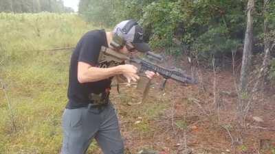 Proof that Bump Stock bans are pointless because of the ability to use physics.