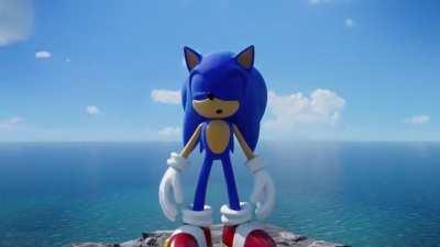 Someone from the future sent me a short clip from a Sonic Frontiers review in the future when it releases!!!