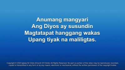 114-MAGTATAPAT HANGGANG WAKAS