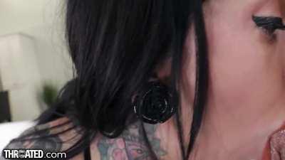 Alt Girl Swallows Cock