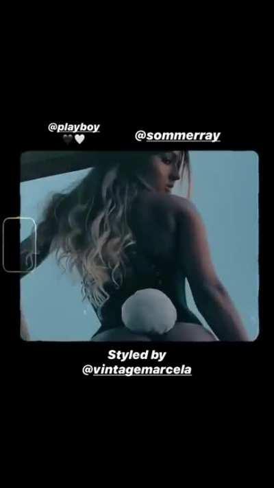 Ass Tease on the Balcony