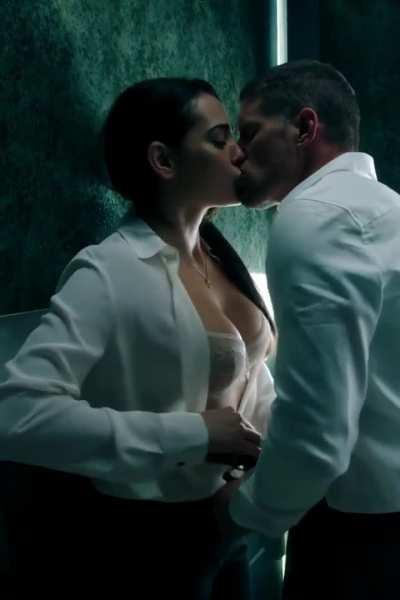 My GF works in the same company as my bully from college! One day after working late, he got into the elevator with her, stopped it midway, and fucked the loyalty out of her by the time they got down!