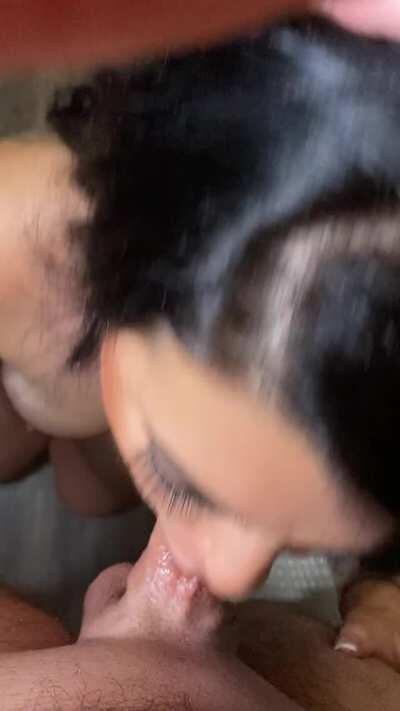 I love deep throating that cock 💦[M][F]