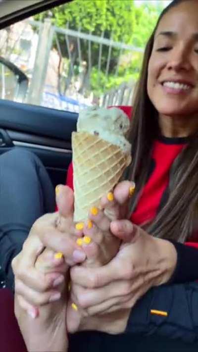 Can you help me eat this ice cream?