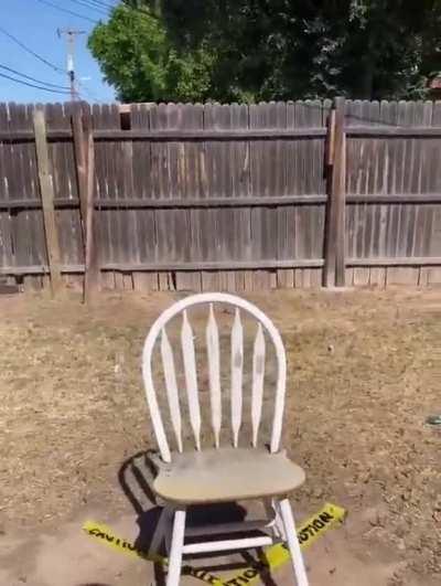 Videos taken moments before disaster. Number 1: Chair.mp4