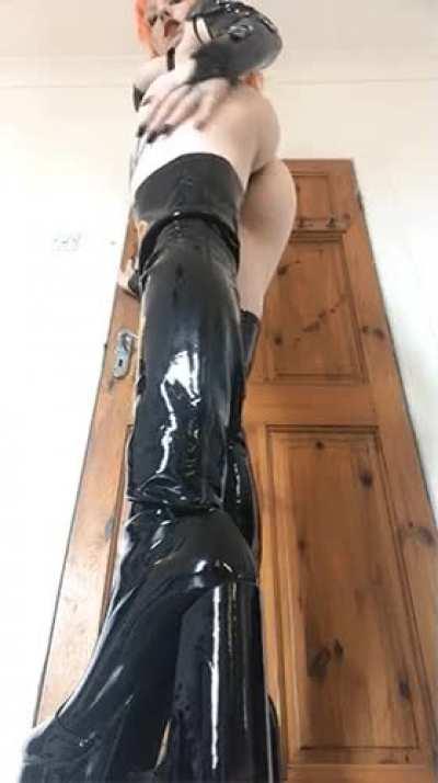 Nothing better than shiny boots