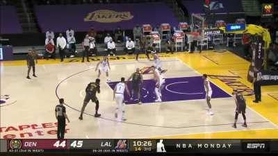 [Highlight] Drummond gets hit in the mouth, but Campazzo gets the steal and throws it over his head to MPJ for the slam