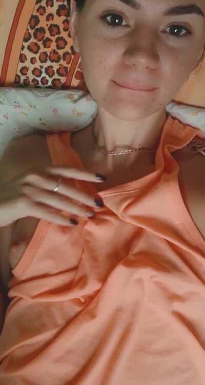 I dont have big boobs🥺 but i wanna be your slut 🥺