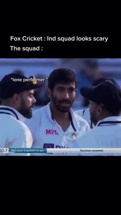 Last ditch jinx effort on the eve of the first test. 