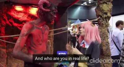 And who are you in real life?