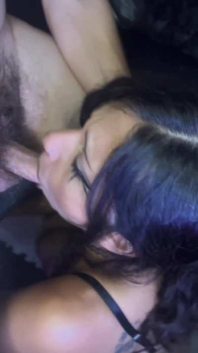 Giving him that mouth magic ✨️