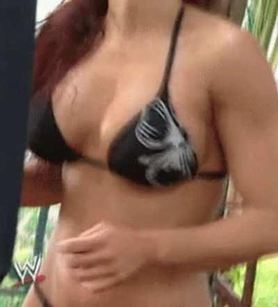 Lita looks so hot in a bikini