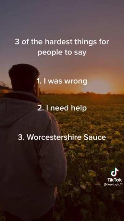 The 3 hardest things to say (repost)