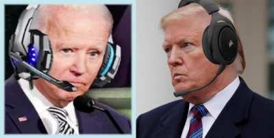 Trump and Biden debate about the Reddit blackout