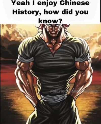 Yeah I enjoy Chinese History, How did you know?