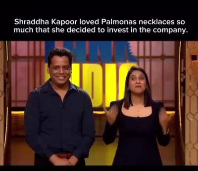 How Palmonas got Shraddha Kapoor to invest in their company !!