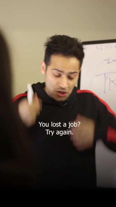 Keep trying until you Succeed